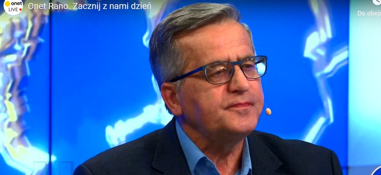 Bronisław Komorowski w "Onet Rano.": należy uzupełnić Koalicję Obywatelską