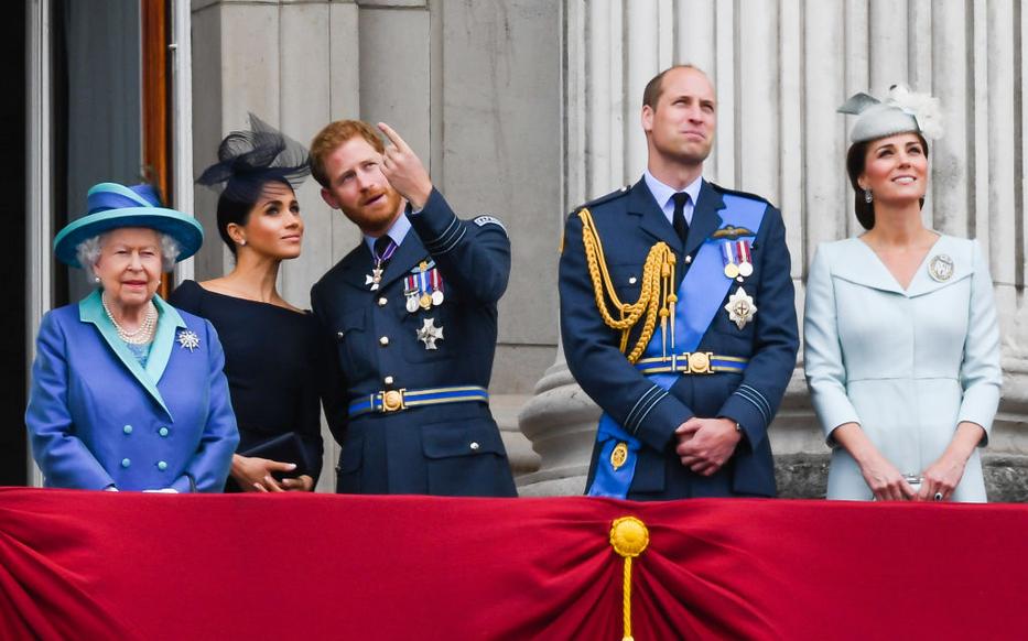 A királyi család kezdetben befogadta Meghan Markle-t. Fotó: Getty Images