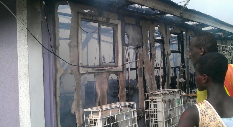 Obuasi's Shaft FM ravaged by fire