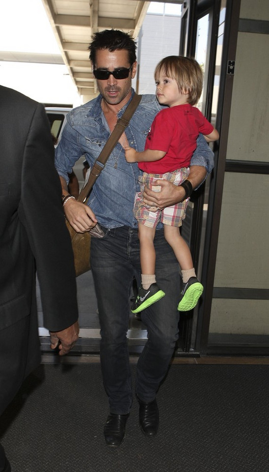 Colin Farrell z synem Henrym / fot. East News
