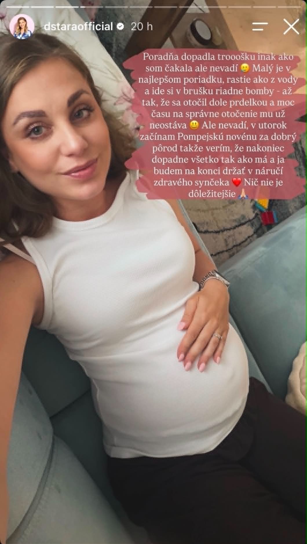 Exsuperstaristka Dominika Jurena prehovorila o problémoch počas tehotenstva. 
