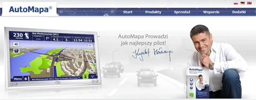 Automapa promuje się przy pomocy twarzy (i głosu) Krzysztofa Hołowczyca