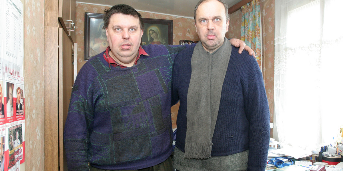 Krzysztof Kononowicz z bratem