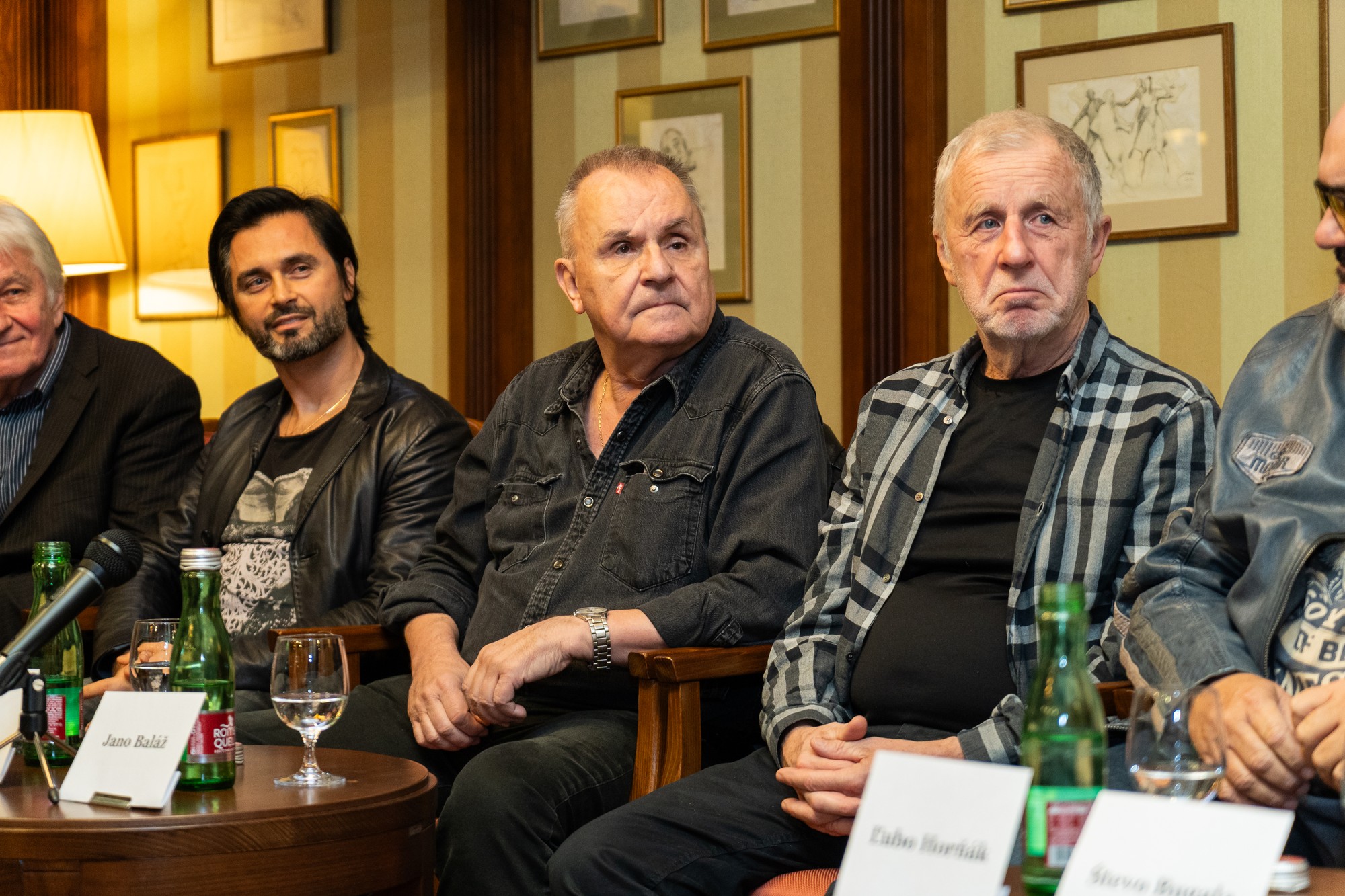 Jožo Ráž a Ján Baláž z Elánu.