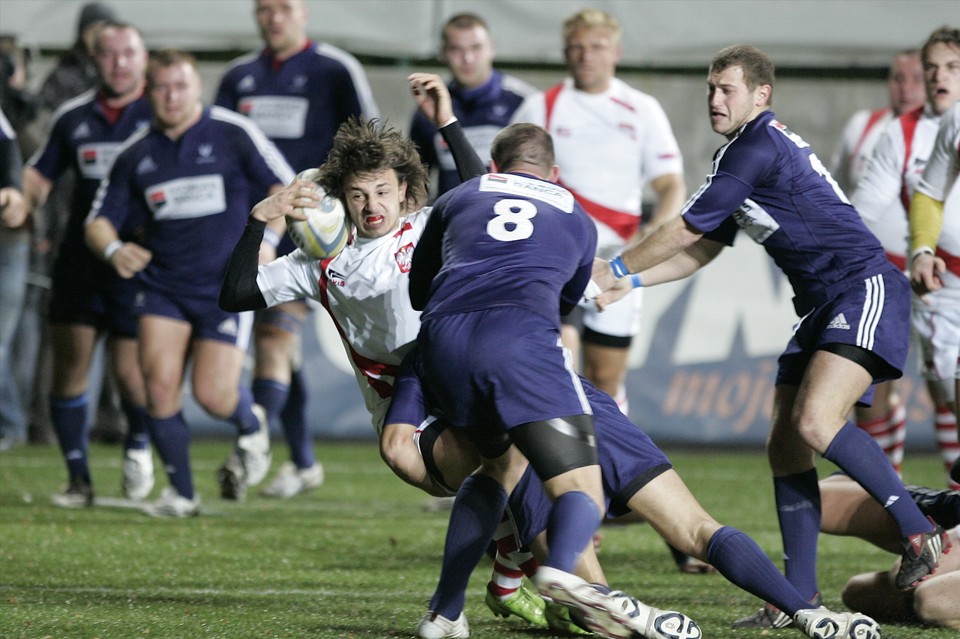 RUGBY PUCHAR EUROPY NARODÓW POLSKA KONTRA MOŁDWIA