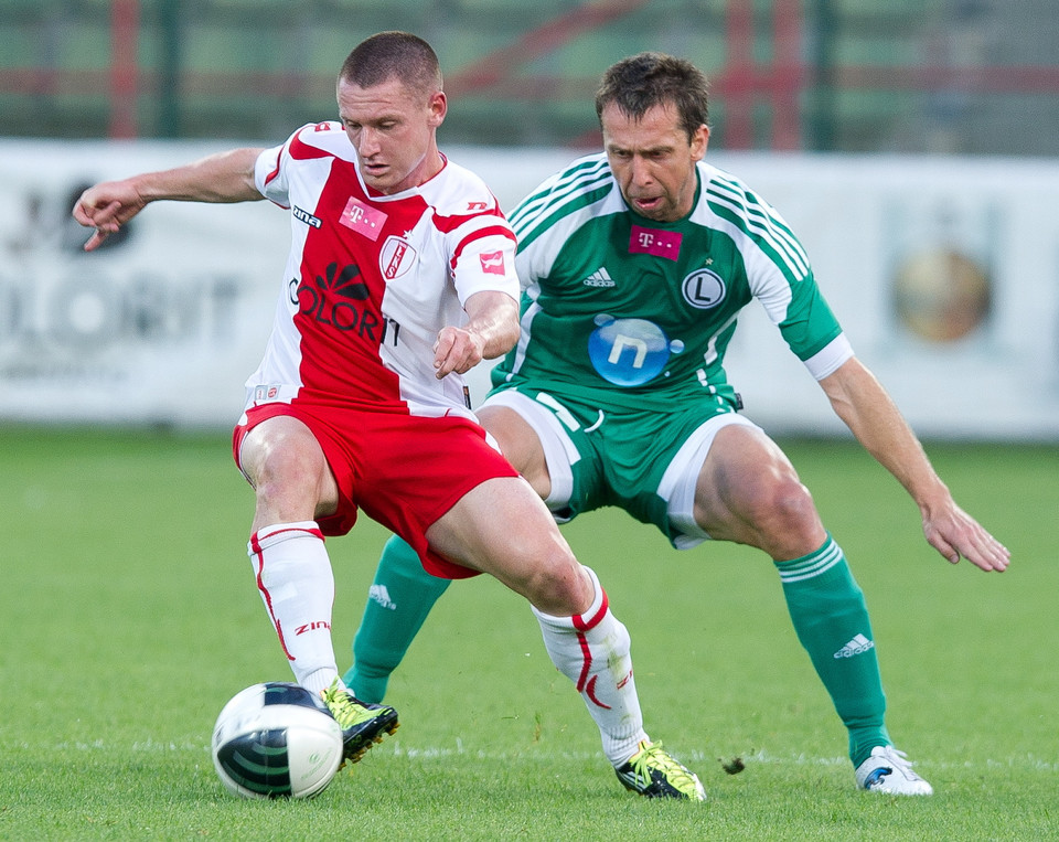 PIŁKA NOŻNA LIGA POLSKA ŁKS ŁÓDŹ LEGIA WARSZAWA