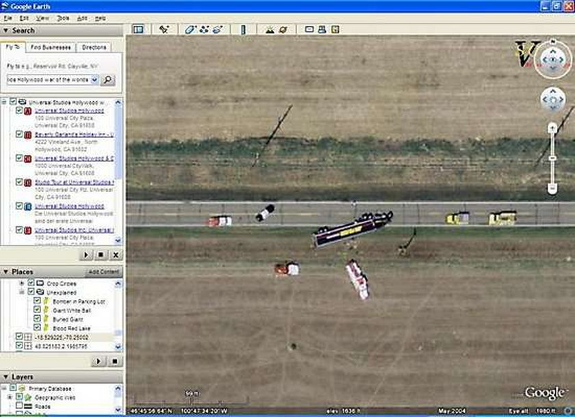 Niesamowite zdjęcia z google earth