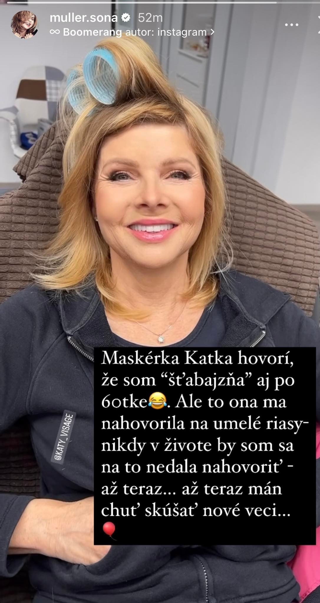Soňa Müllerová sa dala nahovoriť na umelé riasy.