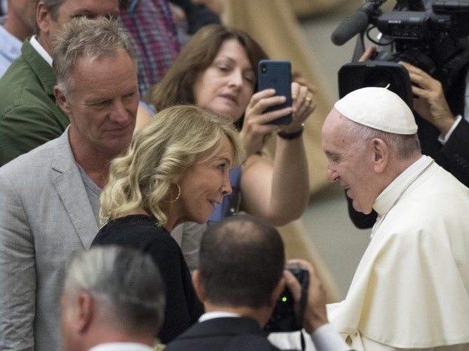 Sting z żoną Trudie Styler