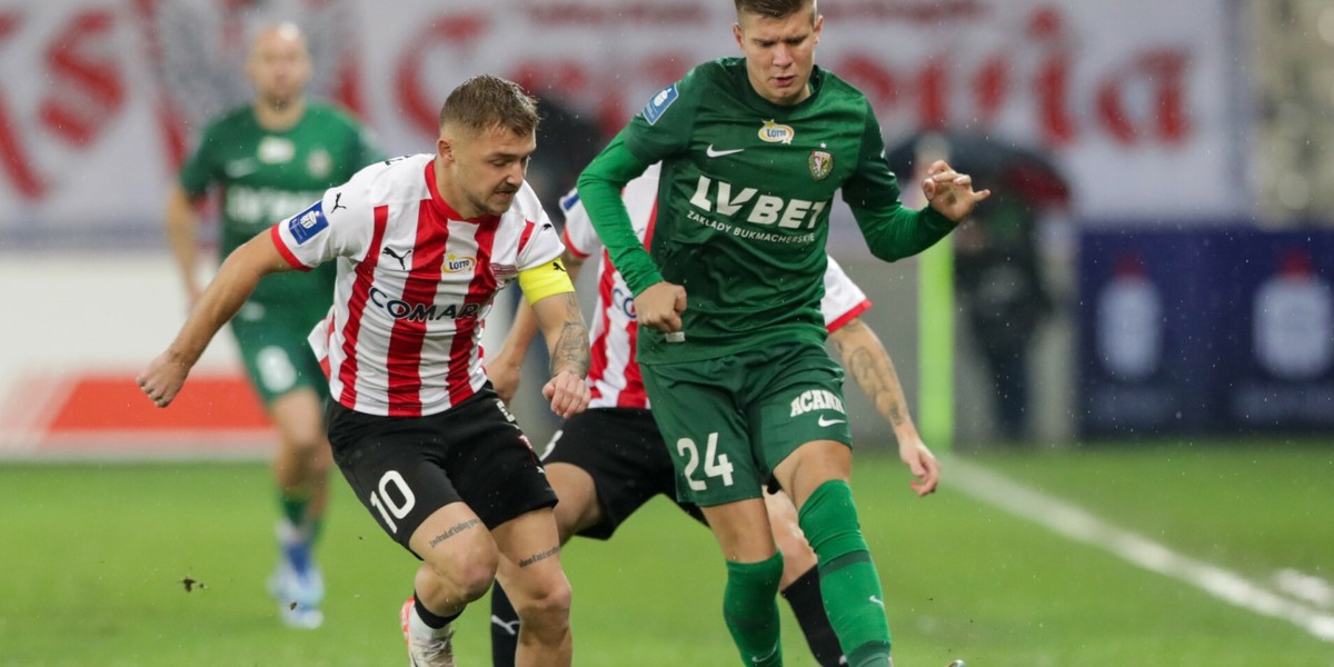 Na zdjęciu: mecz Cracovia Kraków - Śląsk Wrocław