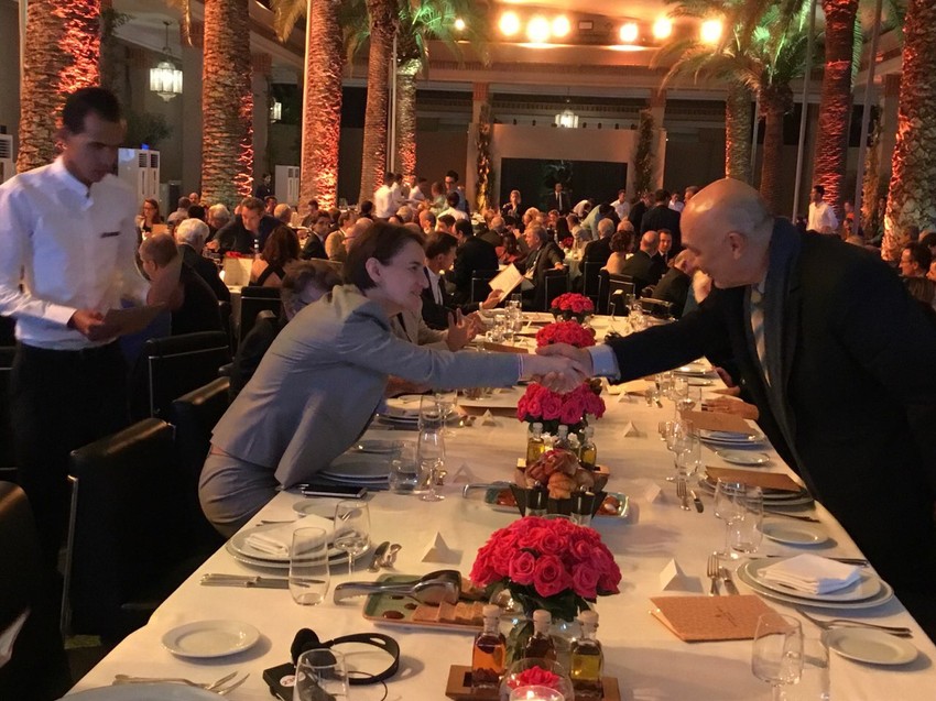 Ana Brnabić i Mustafa Terab, predsednik OCP grupe, najveće marokanska kompanije za proizvodnju i izvoz fosfata