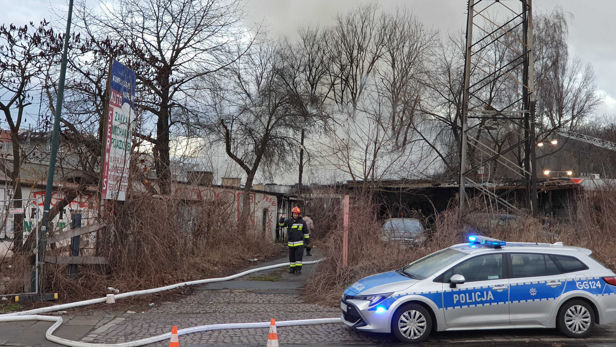 Kraków: pożar budynku przy ul. Podgórskiej