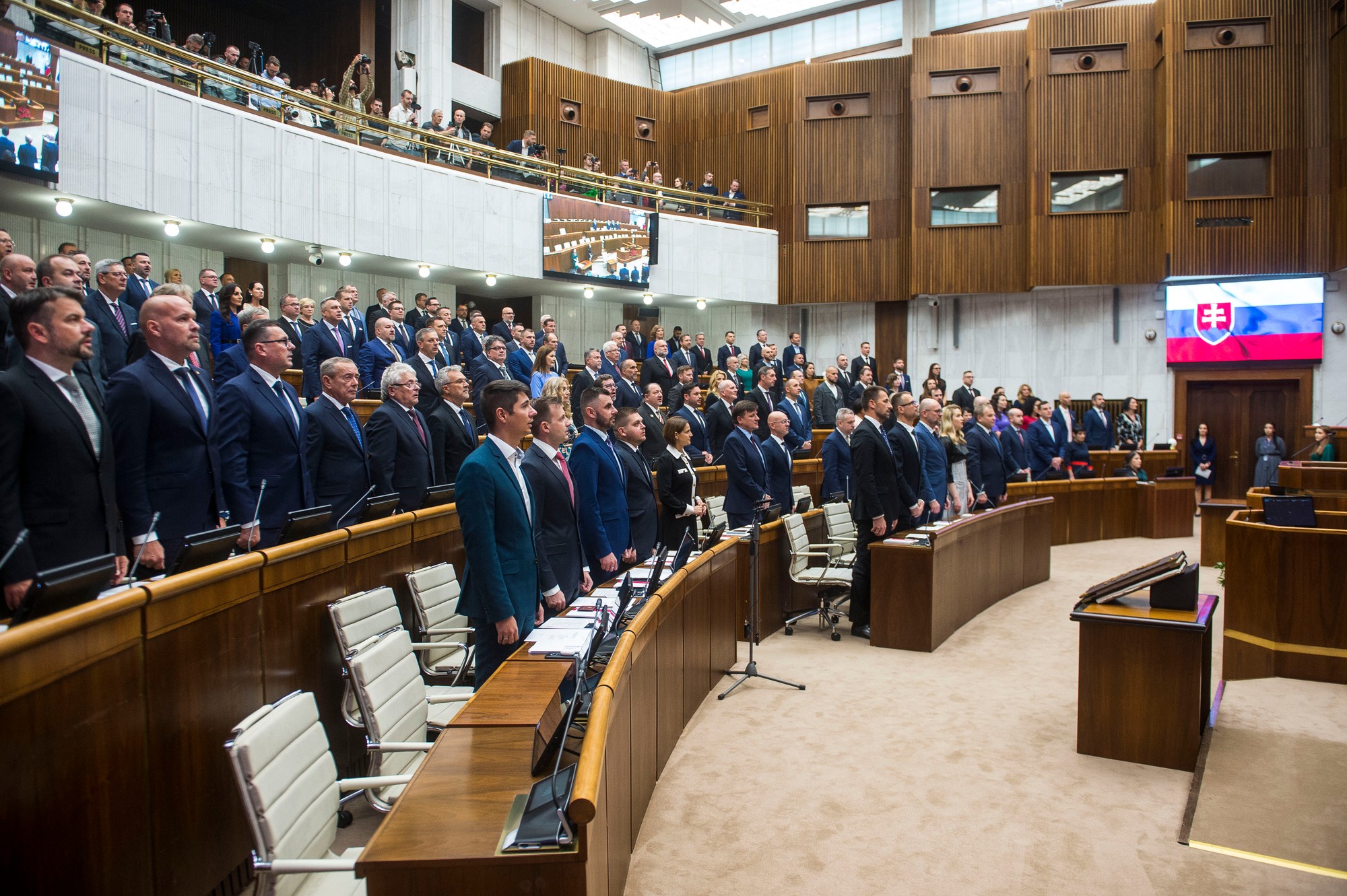 Ustanovujúca schôdza Národnej rady Slovenskej republiky.