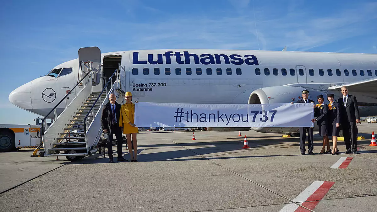 Lufthansa żegna Boeinga 737