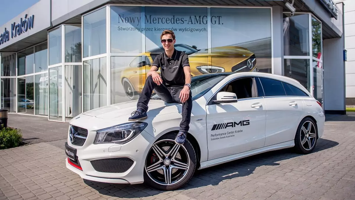 Kamil Stoch i jego Mercedes-Benz CLA Shooting Brake