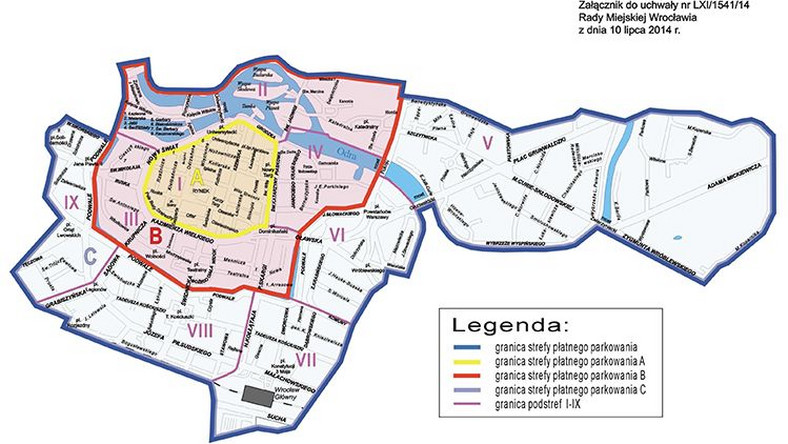 Strefa Platnego Parkowania Wroclaw Weekend Abonament Darmowe Parkowanie Mapa Wiadomosci