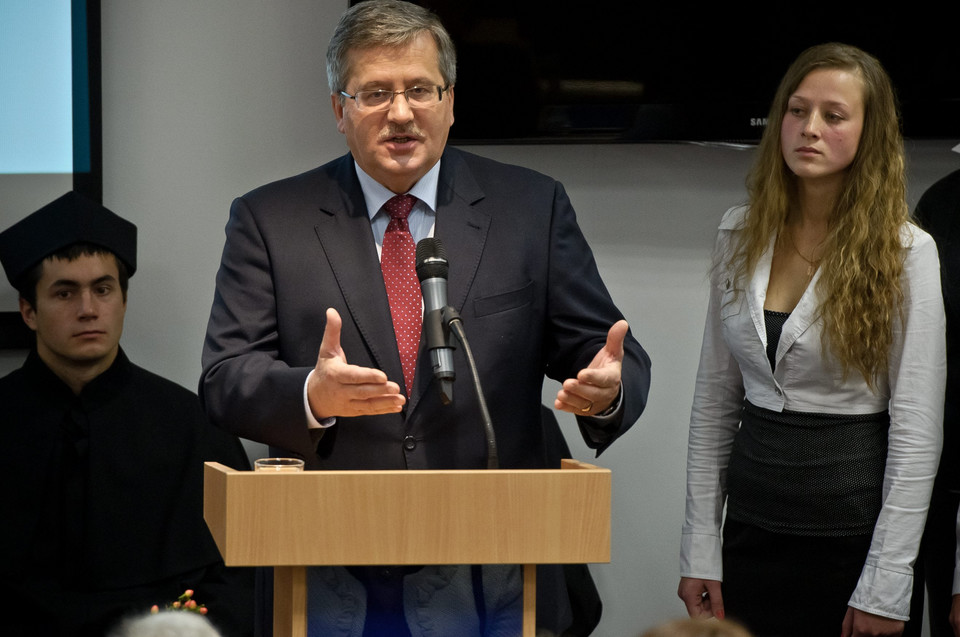 Prezydent Bronisław Komorowski w Zamościu