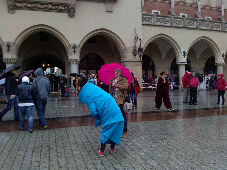 Juwenalia po krakowsku, studenci wygrali z deszczem