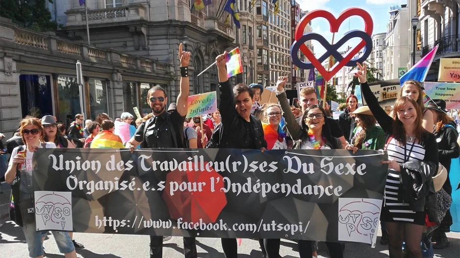 Protesti u znak podrške radničkim pravima seksualnih radnica održan je posle pandemije kovida | Foto: (UTSOPI