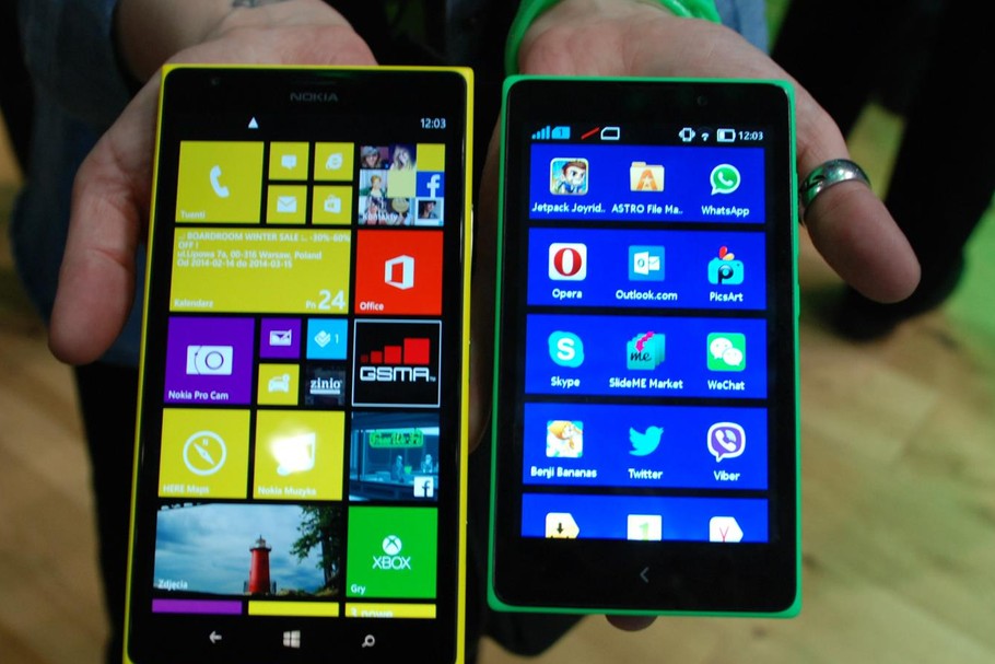 Nokia Lumia 1020 i Nokia XL