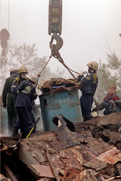 Akcja poszukiwawcza po eksplozji w Moskwie 13 września 1999 r.
