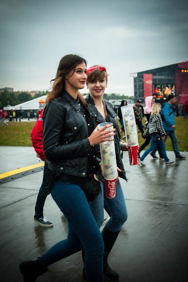 Coke Live Music Festival 2012 - publiczność (fot. Monika Stolarska / Onet)