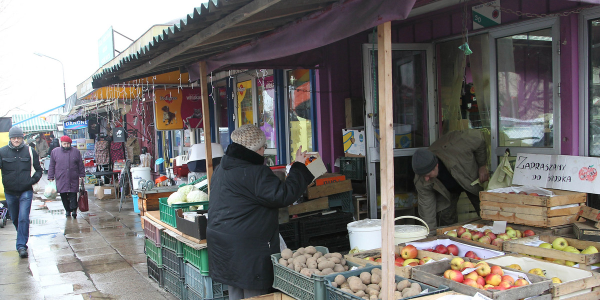 Bazar na Trockiej.