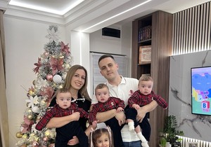 Porodica Donić za novogodišnje praznike 