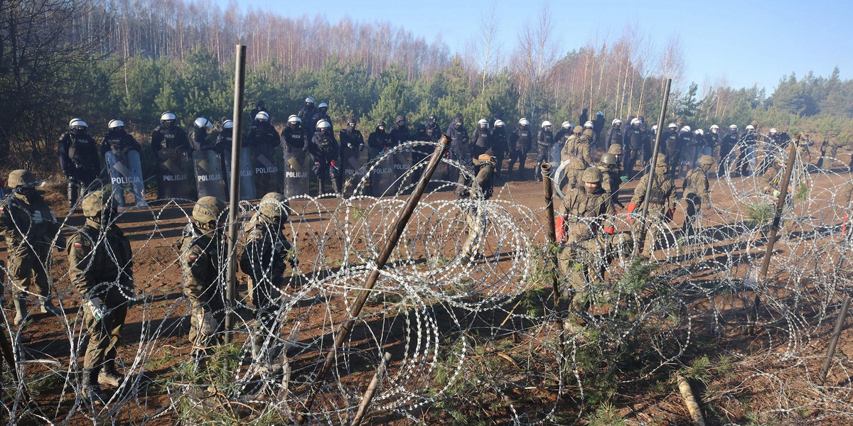 Szokująca sytuacja w Kuźnicy. MON pokazało nagranie