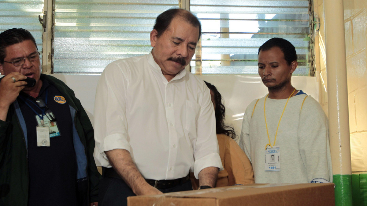 Dotychczasowy prezydent Nikaragui Daniel Ortega uzyskał 64 proc. głosów w niedzielnych wyborach prezydenckich - podała komisja wyborcza po przeliczeniu 7 proc. głosów.