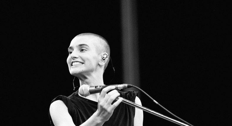 Sinad O'Connor performs in Belgium in 1990.Frans Schellekens/Redferns