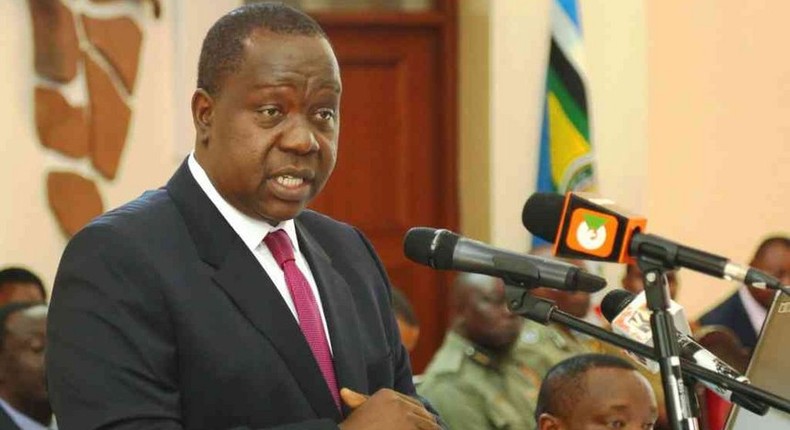 Interior Cabinet secretary Fred Matiang’i