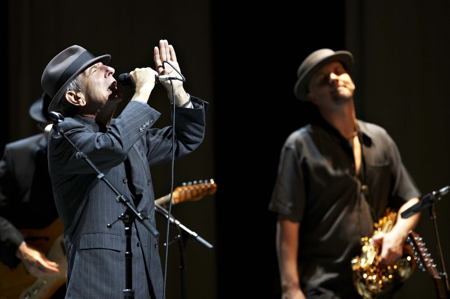 Leonard Cohen w kadrze filmu "Hallelujah: Leonard Cohen"