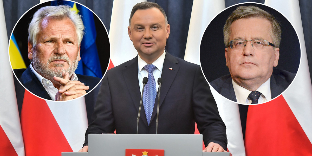Bronisław Komorowski i Aleksander Kwaśniewski o decyzji Andrzeja Dudy w sprwie "lex TVN"