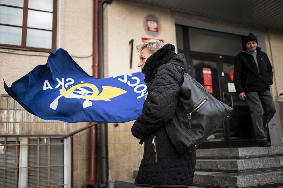 Protest listonoszy Poczty Polskiej w 2017 roku