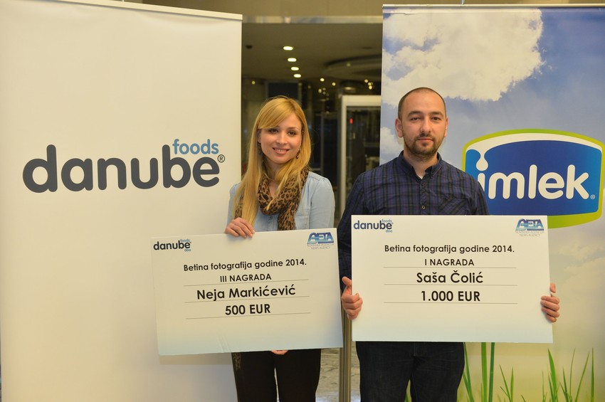 Dobitnici nagrada Neja Markičević i Saša Čolić