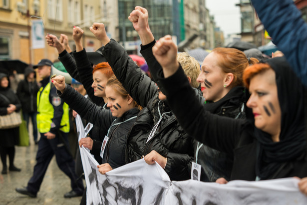 Czarny protest we Wrocławiu