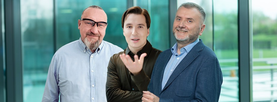 Od lewej: Paweł Badzyński, współwłaściciel software house`u Sensi Labs, Marcin Żukowski, współzałożyciel NEWHOMERS i Nieagencji, inwestor w klubie Impact Angels i COBIN Angels oraz Wojciech Pysiewicz, założyciel WP2 Investments