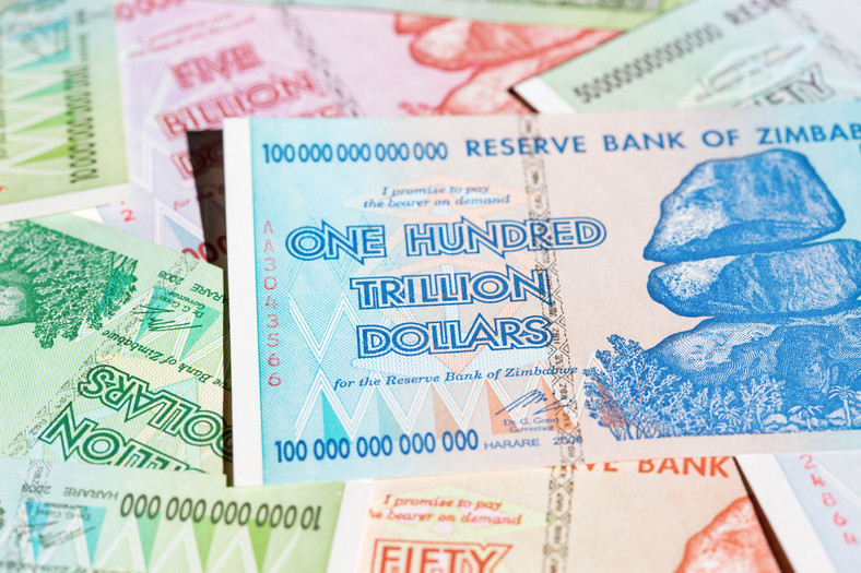 Dolar Zimbabwe w latach 2008-2009