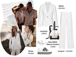 Biel i beże - sprawdzony sposób na modne lato. STYLIZACJE