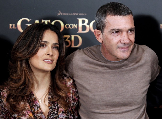 Antonio Banderas i Salma Hayek w Berlinie