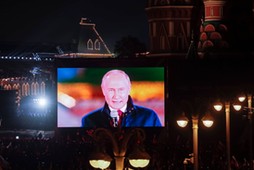 Władimir Putin podczas wystąpienia do narodu