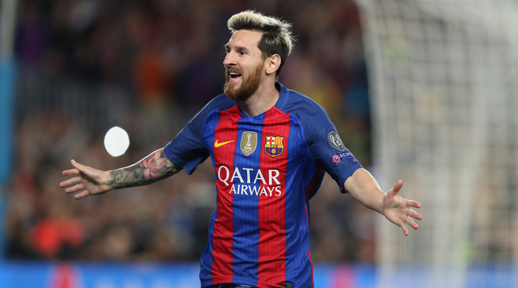 A fanatikus Barcelona-rajongók pontosan ötszázszor láthatták már ünnepelni Lionel Messit a gránátvörös-kék színekben /Fotó: AFP