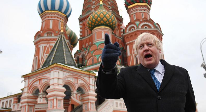 boris johnson russia