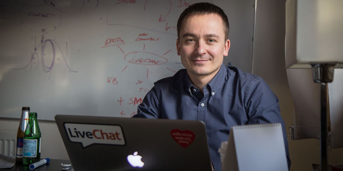 Mariusz Ciepły, CEO LiveChat Software