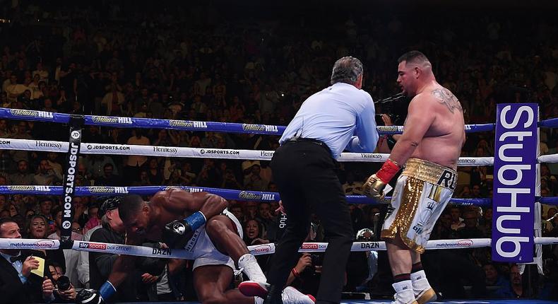 Andy Ruiz Jr produced one of the biggest shocks in heavyweight boxing