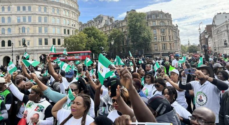 Nigerians in London celebrating Independence Anniversary