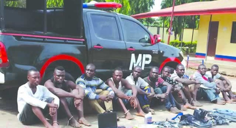 Suspected members of Niger Delta Avengers