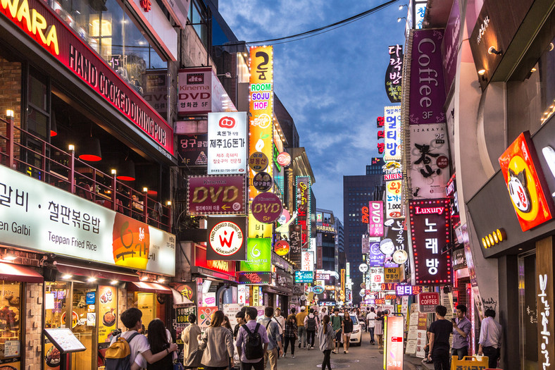 Seul dzielnica Myeong-dong