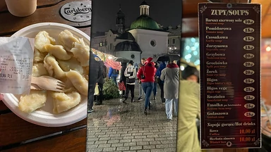 Odwiedziliśmy krakowski jarmark świąteczny. Pierogi za 31 zł, szaszłyk 55. "Jestem zawiedziona" 